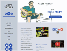 Tablet Screenshot of mattyetter.com